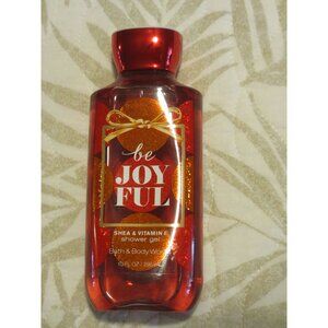 Be Joyful Shea & Vitamin E Shower Gel By Bath & Body Works 10 Fl Oz Red & Gold B